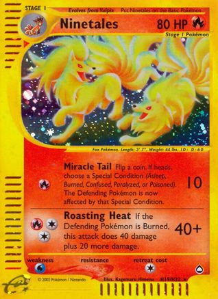 Ninetales (H19) H19/147 - Aquapolis Holofoil - Poke-Collect