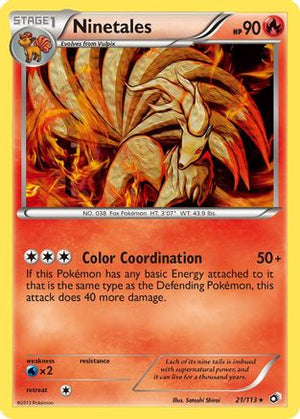 Ninetales 21/113 - Legendary Treasures Reverse Holofoil - Poke-Collect