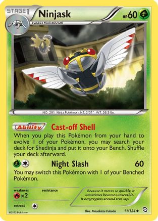 Ninjask 11/124 - Dragons Exalted - Poke-Collect