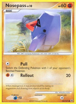 Nosepass 84/127 - Platinum Reverse Holofoil - Poke-Collect