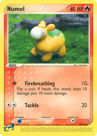 Numel - 69/97 69/97 - Dragon Reverse Holofoil - Poke-Collect