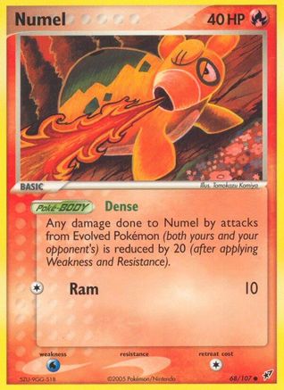 Numel 68/107 - Deoxys - Poke-Collect