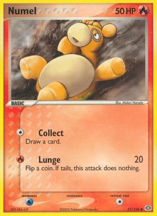 Numel - 057/106 57/106 - Emerald - Poke-Collect