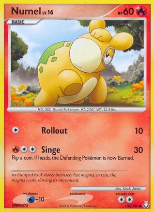 Numel 110/146 - Legends Awakened Reverse Holofoil - Poke-Collect