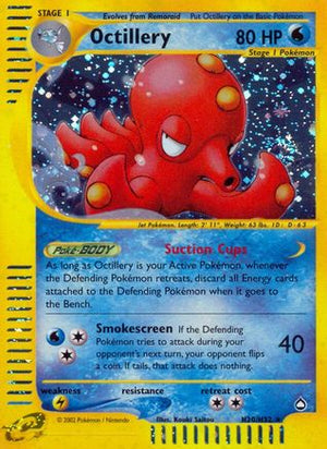 Octillery H20/147 - Aquapolis Holofoil