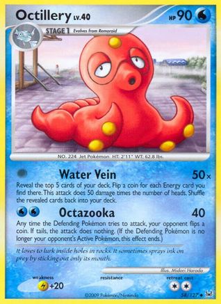 Octillery 58/127 - Platinum Reverse Holofoil - Poke-Collect