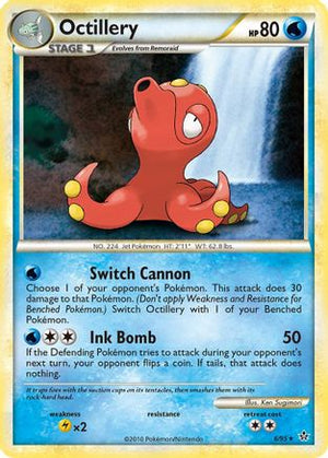 Octillery 6/95 - HSUnleashed Holofoil