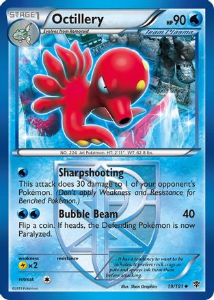 Octillery (Team Plasma) 19/101 - Plasma Blast - Poke-Collect