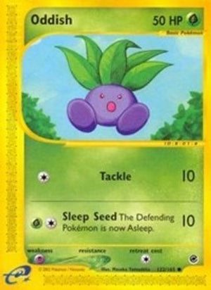 Oddish 122/165 - Expedition Reverse Holofoil - Poke-Collect