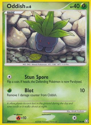 Oddish (111) 111/146 - Legends Awakened Reverse Holofoil - Poke-Collect