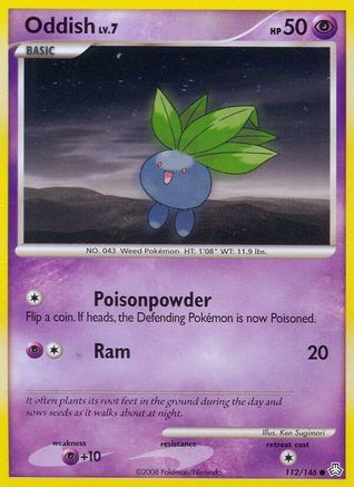 Oddish (112) 112/146 - Legends Awakened Reverse Holofoil - Poke-Collect