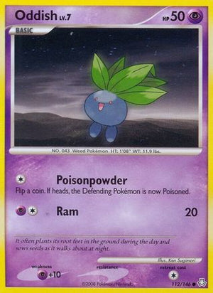 Oddish (112) 112/146 - Legends Awakened Reverse Holofoil - Poke-Collect