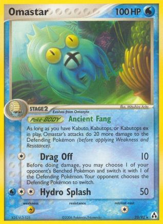 Omastar 23/92 - Legend Maker Reverse Holofoil - Poke-Collect