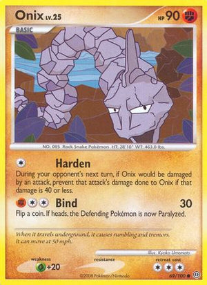 Onix 69/100 - Stormfront Reverse Holofoil - Poke-Collect