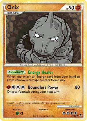 Onix (56) 56/95 - Unleashed Reverse Holofoil - Poke-Collect