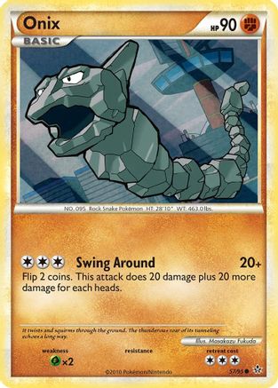 Onix (57) 57/95 - Unleashed Reverse Holofoil - Poke-Collect