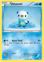 Oshawott (28) 28/114 - Black and White Reverse Holofoil - Poke-Collect