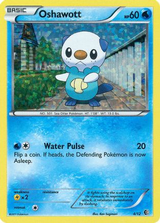 Oshawott - 4/12 4/12 - McDonalds Promos 2011 Holofoil - Poke-Collect