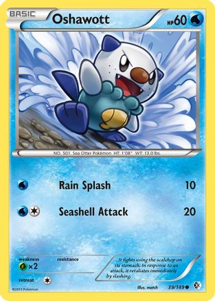 Oshawott 39/149 - Boundaries Crossed - Poke-Collect