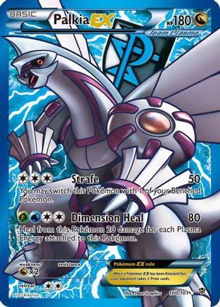 Palkia EX (Team Plasma) (100 Full Art) 100/101 - Plasma Blast Holofoil - Poke-Collect