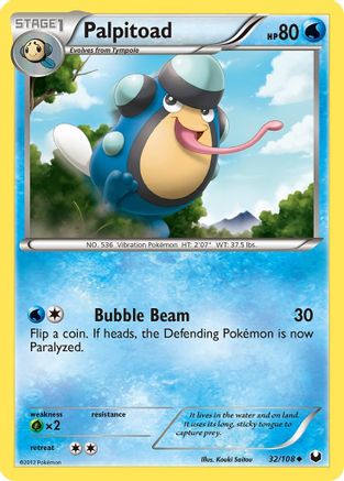 Palpitoad 32/108 - Dark Explorers - Poke-Collect