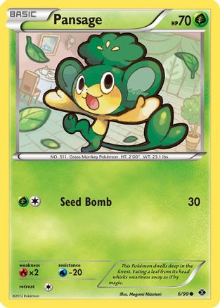 Pansage 6/99 - Next Destinies - Poke-Collect