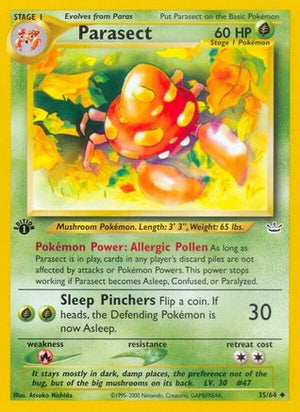 Parasect 35/64 - Neo Revelation 1st Edition - Poke-Collect