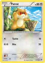 Patrat (77) 77/114 - Black and White Reverse Holofoil - Poke-Collect