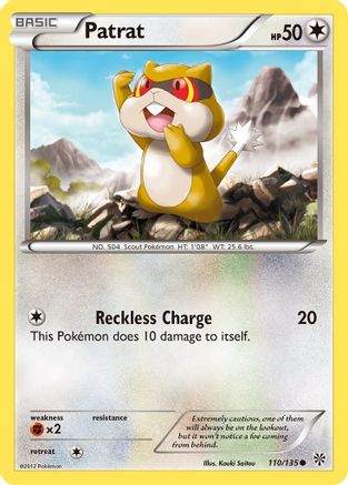 Patrat (110) 110/135 - Plasma Storm Reverse Holofoil - Poke-Collect