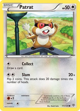 Patrat (111) 111/135 - Plasma Storm Reverse Holofoil - Poke-Collect