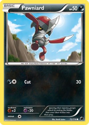 Pawniard (72) 72/116 - Plasma Freeze - Poke-Collect