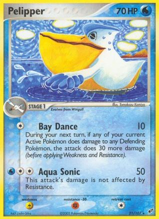 Pelipper 21/107 - Deoxys - Poke-Collect