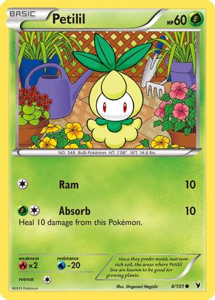 Petilil 4/101 - Noble Victories - Poke-Collect