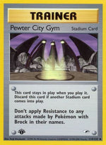 Pewter City Gym 115/132 - Gym Heroes 1st Edition - Poke-Collect