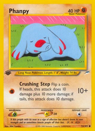 Phanpy 76/105 - Neo Destiny Unlimited - Poke-Collect