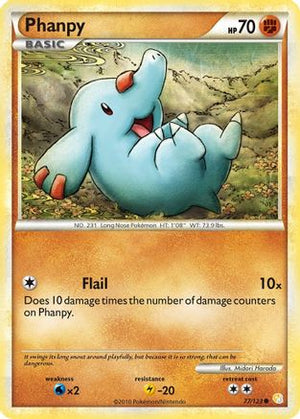 Phanpy 77/123 - HeartGold SoulSilver Reverse Holofoil - Poke-Collect