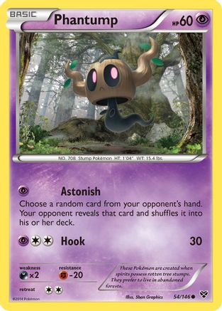 Phantump 54/146 - XY Base Set - Poke-Collect