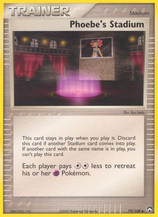 Phoebe's Stadium 79/108 - Power Keepers - Poke-Collect