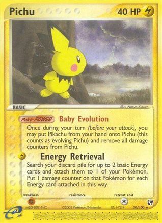 Pichu 20/100 - Sandstorm - Poke-Collect