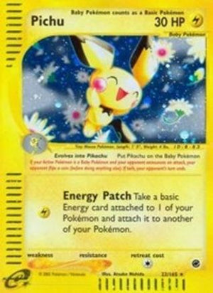 Pichu (22) 22/165 - Expedition Reverse Holofoil - Poke-Collect