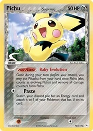Pichu (Delta Species) 76/110 - Holon Phantoms - Poke-Collect