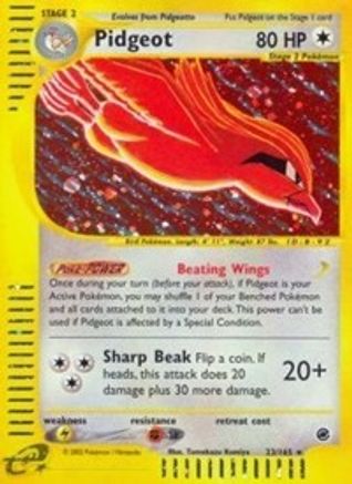 Pidgeot (23) 23/165 - Expedition Reverse Holofoil - Poke-Collect