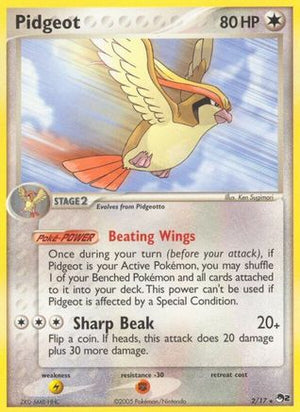 Pidgeot 2/17 - POP Series 2 Holofoil - Poke-Collect