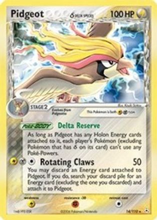Pidgeot (Delta Species) 14/110 - Holon Phantoms Holofoil - Poke-Collect