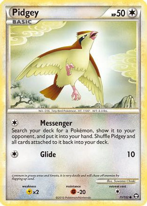 Pidgey 71/102 - HSTriumphant Reverse Holofoil