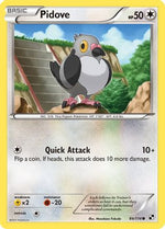 Pidove 84/114 - Black & White Reverse Holofoil - Poke-Collect