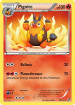 Pignite (18) 18/114 - Black and White Reverse Holofoil - Poke-Collect