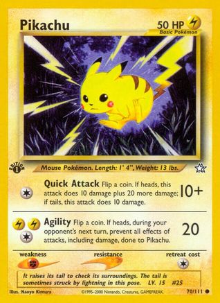Pikachu 70/111 - Neo Genesis Unlimited - Poke-Collect