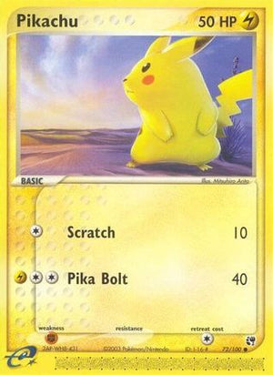 Pikachu 72/100 - Sandstorm