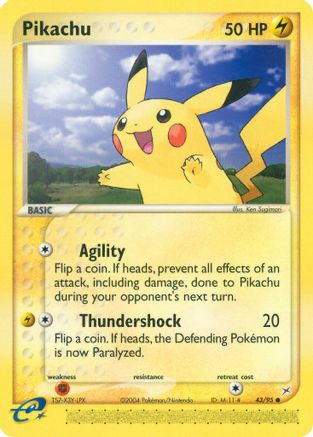 Pikachu 43/95 - Team Magma vs Team Aqua Reverse Holofoil - Poke-Collect